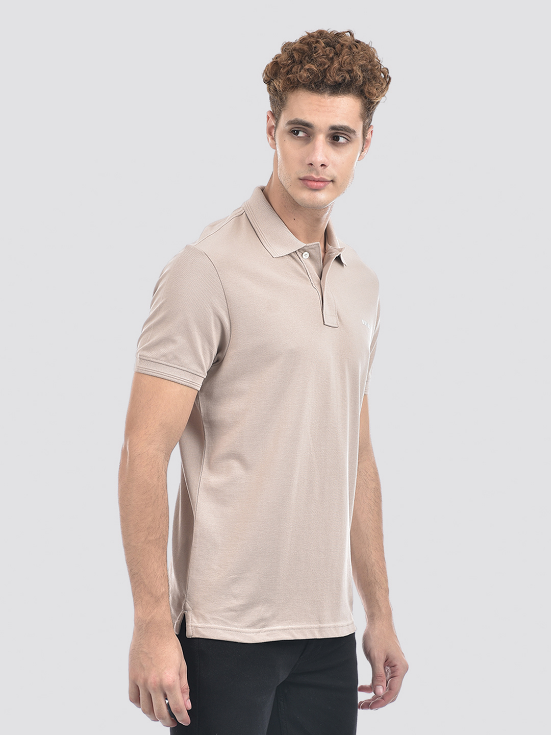 Numero Uno Men Beige Polo T-Shirt